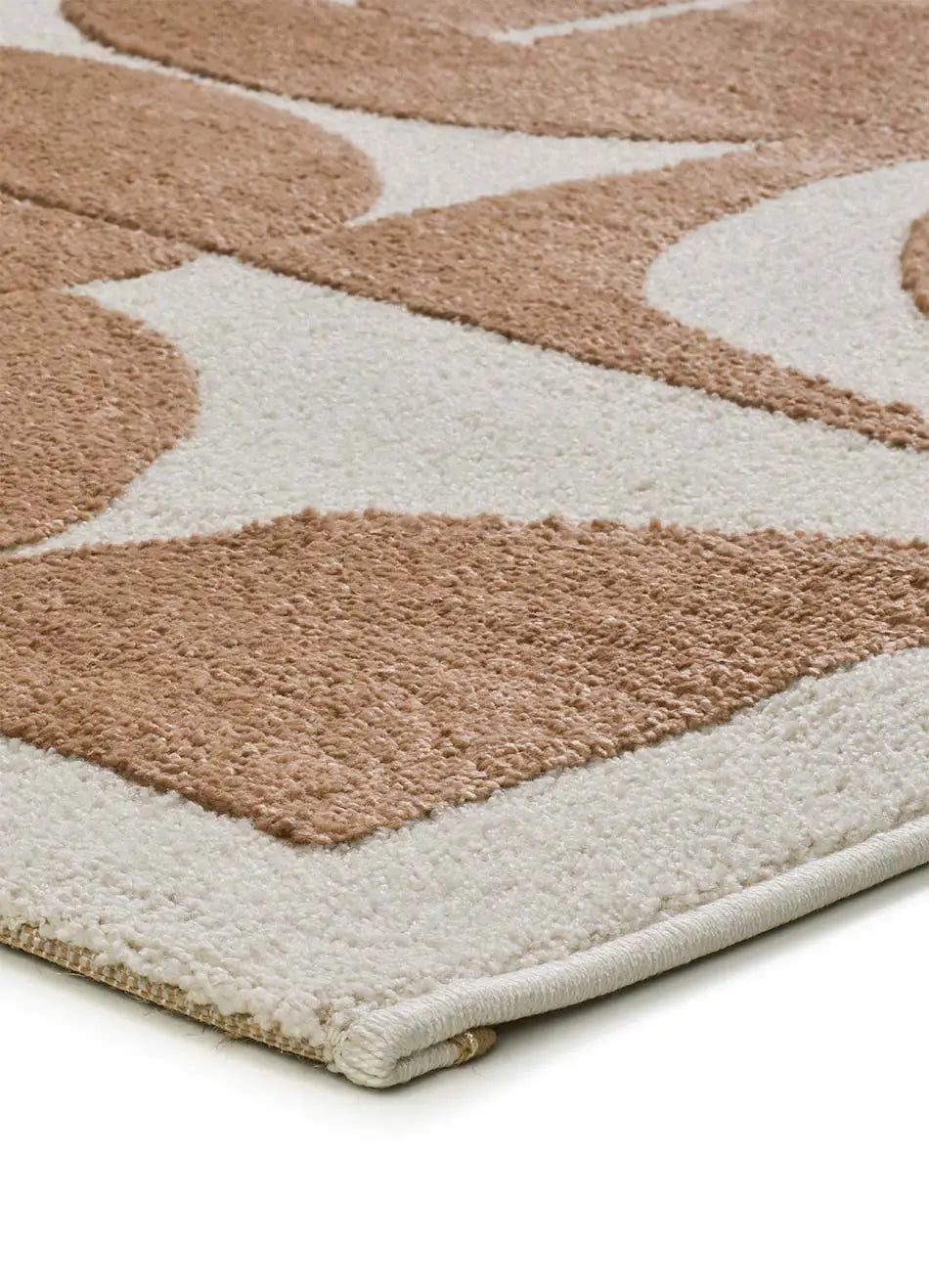 Alfombra geométrica caldera Candela 2438 esquina | Atticgo