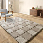 Alfombra geométrica para salón Candela 2451 Crema Atticgo