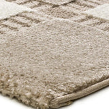 Alfombra geométrica esquina Candela 2451 Crema Atticgo