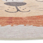 Atticgo Alfombra infantil redonda león Candy 20803 Caldera detalle
