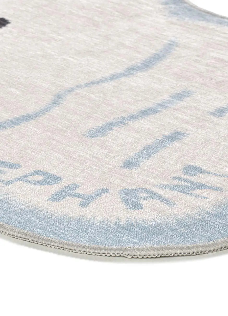 Atticgo Alfombra infantil lavable elefante Candy 22036 Blanco detalle