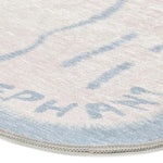 Atticgo Alfombra infantil lavable elefante Candy 22036 Blanco detalle