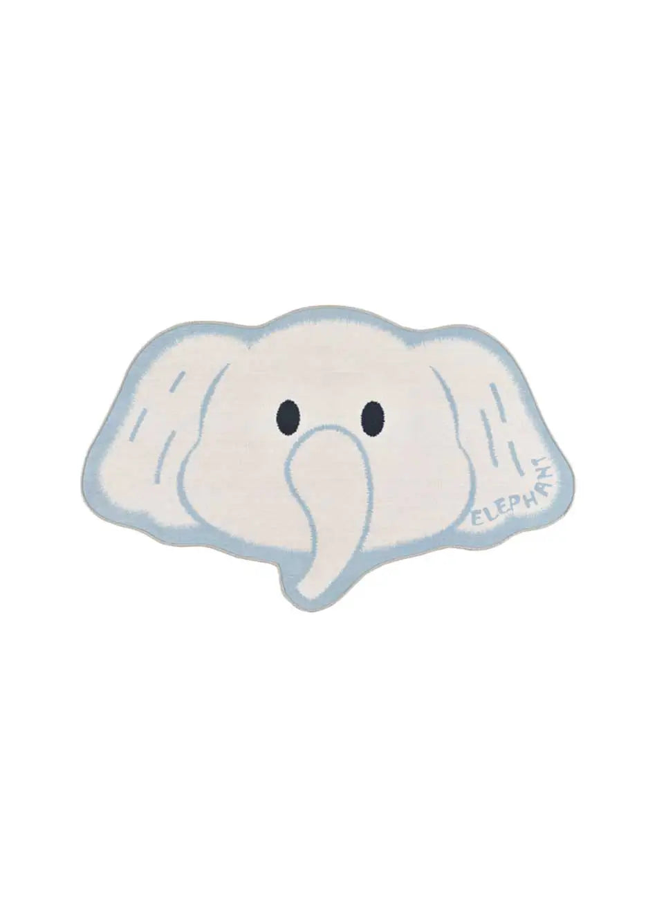 Atticgo Alfombra infantil lavable elefante Candy 22036 Blanco