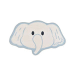 Atticgo Alfombra infantil lavable elefante Candy 22036 Blanco