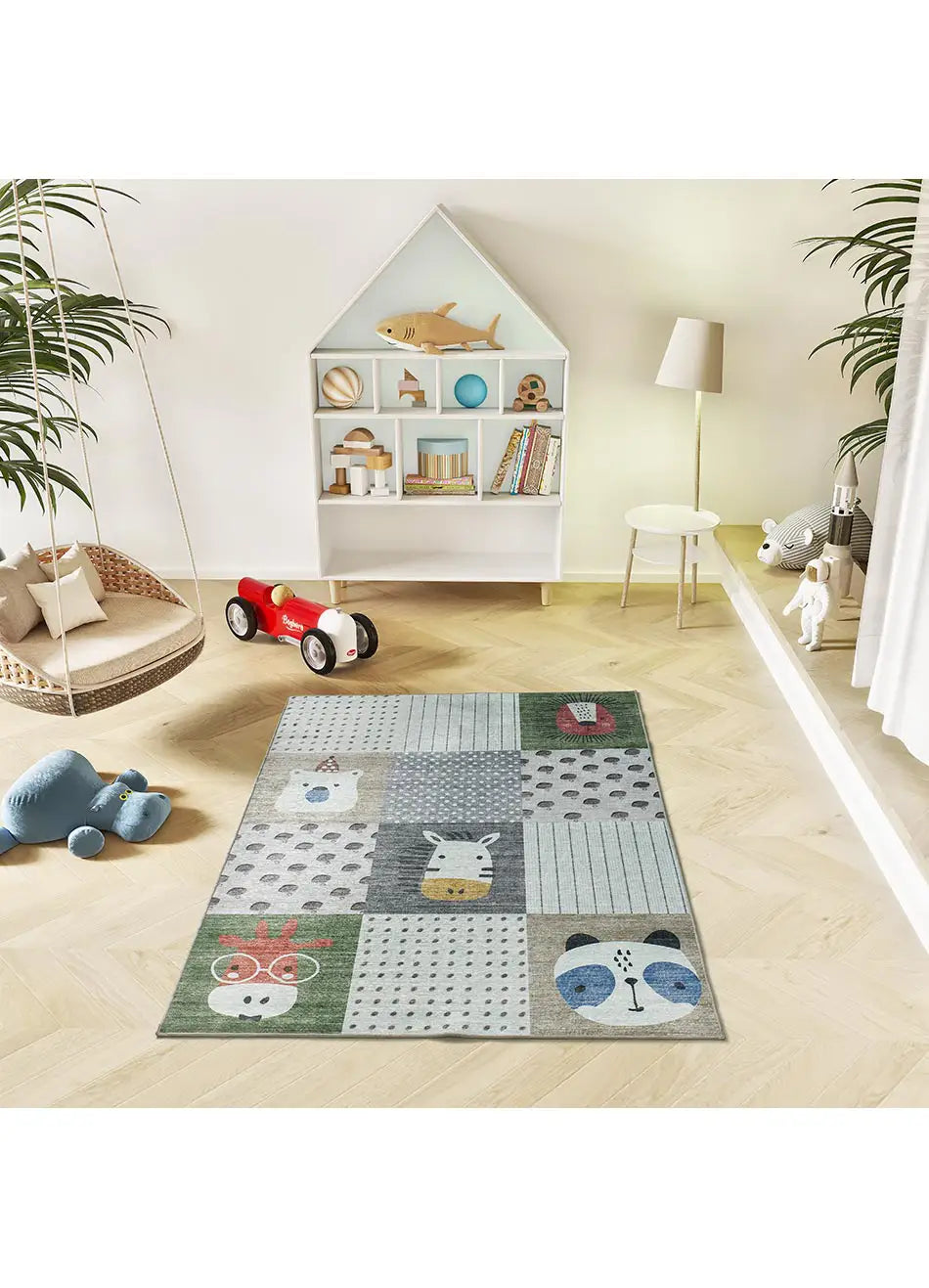 Atticgo Alfombra infantil animales Candy 24061 Multicolor ambiente habitación