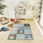 Atticgo Alfombra infantil animales Candy 24061 Multicolor ambiente habitación