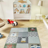 Atticgo Alfombra infantil animales Candy 24061 Multicolor ambiente