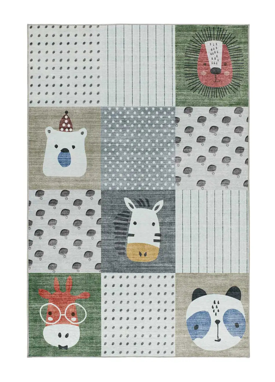 Atticgo Alfombra infantil animales Candy 24061 Multicolor