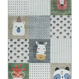 Atticgo Alfombra infantil animales Candy 24061 Multicolor