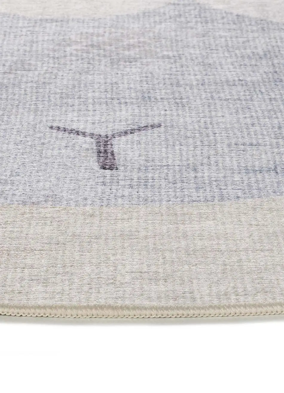 Atticgo Alfombra infantil redonda oveja Candy 24063 Crema detalle