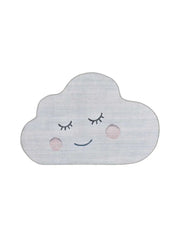 Atticgo Alfombra infantil lavable nube Candy 24064 Plata