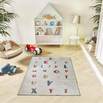 Atticgo Alfombra infantil abecedario Candy 24082 Multicolor ambiente habitación