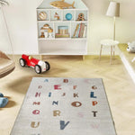 Atticgo Alfombra infantil abecedario Candy 24082 Multicolor ambiente