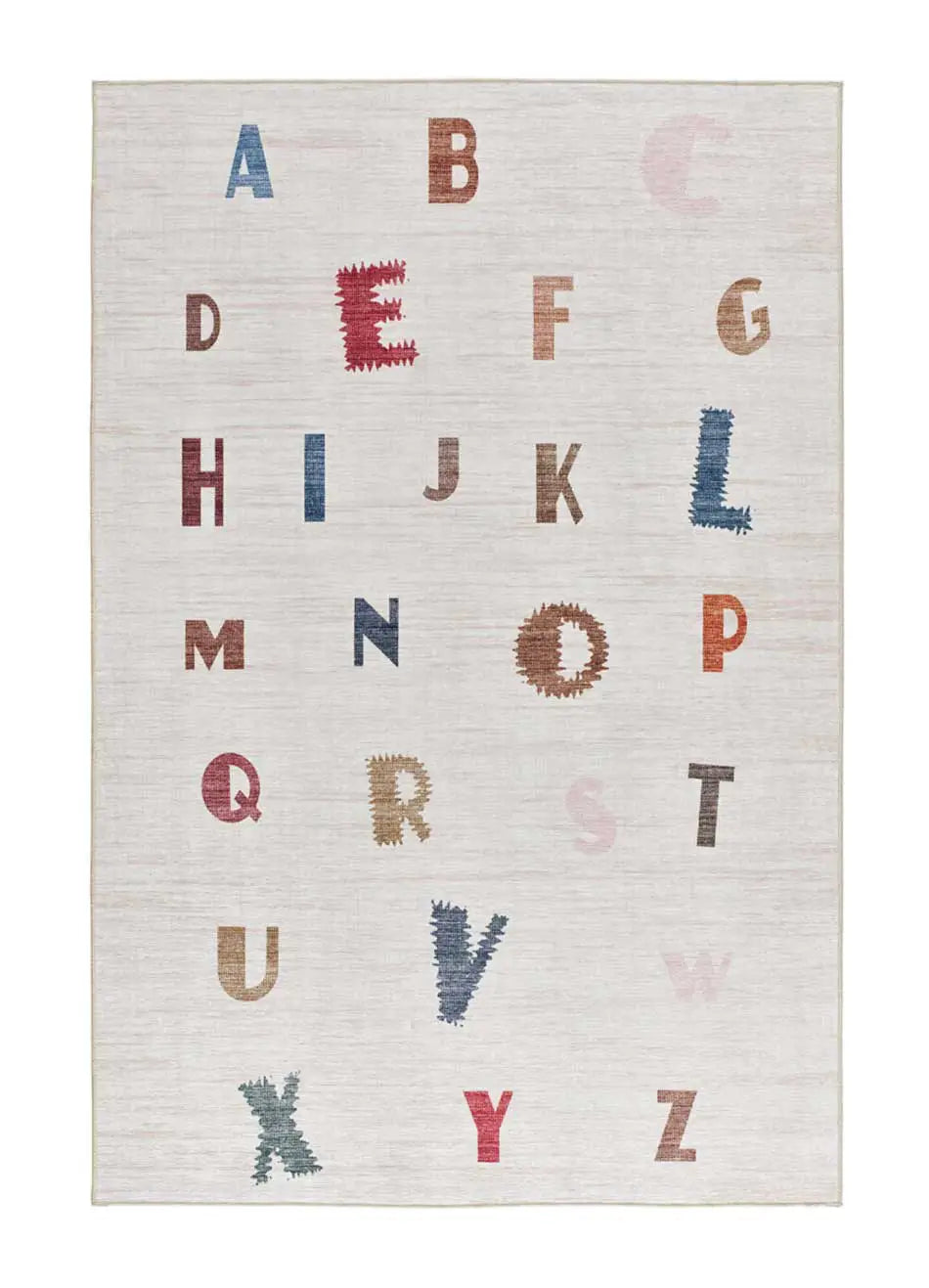 Atticgo Alfombra infantil abecedario Candy 24082 Multicolor