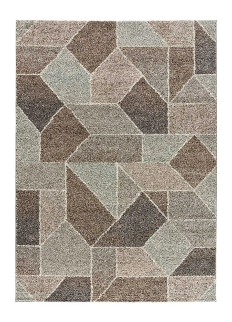 Atticgo Alfombra geométrica Castro 4 Multicolor