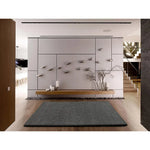 Alfombra shaggy salón lisa Catay 8507 Antracita Atticgo