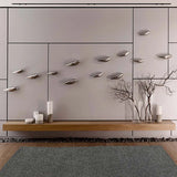 Alfombra de salón shaggy lisa Catay 8507 Antracita Atticgo