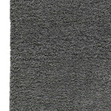 Alfombra shaggy a medida Catay Liso Antracita Atticgo Esquina