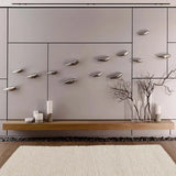 Alfombra shaggy salón lisa Catay 8507 Blanco Atticgo