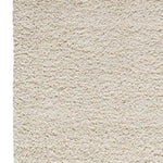 Alfombra shaggy a medida Catay Liso Blanco Atticgo