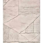 Alfombra étnica en crema y marrón Ceres 54003 Atticgo