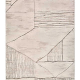 Alfombra étnica en crema y marrón Ceres 54003 Atticgo