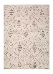 Alfombra étnica en crema y marrón Ceres 54008 Atticgo