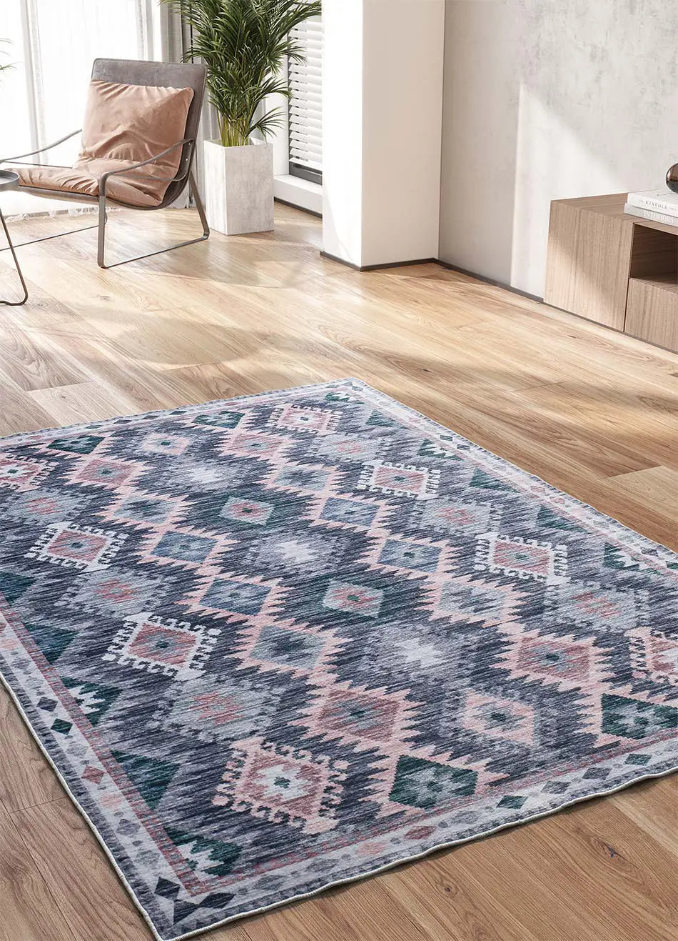 Atticgo | Alfombra Vintage Impreso CLASS 20210 Multi Color Ambiente