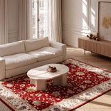 Alfombra vintage salón Classic 12505 Rojo Atticgo