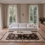 Alfombra vintage Classic 12505 Antracita Atticgo