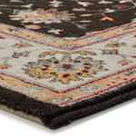 Alfombra vintage Classic 12505 Antracita esquina | Atticgo