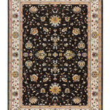 Alfombra vintage Classic 12505 Antracita | Atticgo