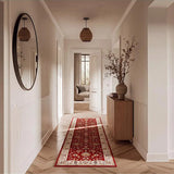 Alfombra de pasillo vintage Classic 12505 Rojo Atticgo
