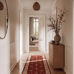 Alfombra pasillera vintage Classic 12505 Rojo Atticgo