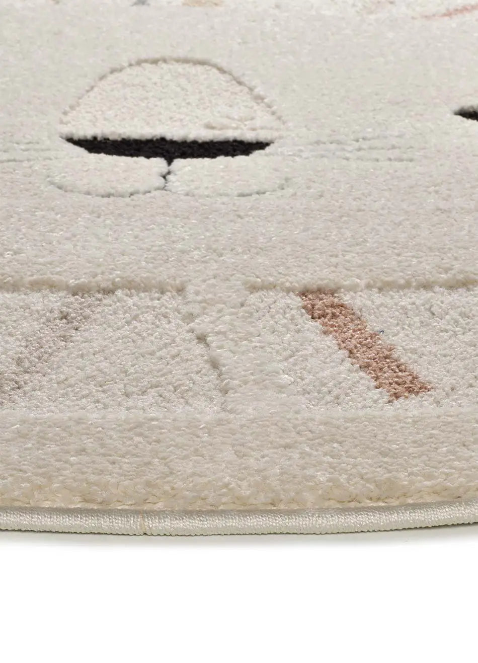 Atticgo Alfombra infantil redonda león Clown 2343 Multicolor detalle