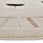 Atticgo Alfombra infantil redonda león Clown 2343 Multicolor detalle