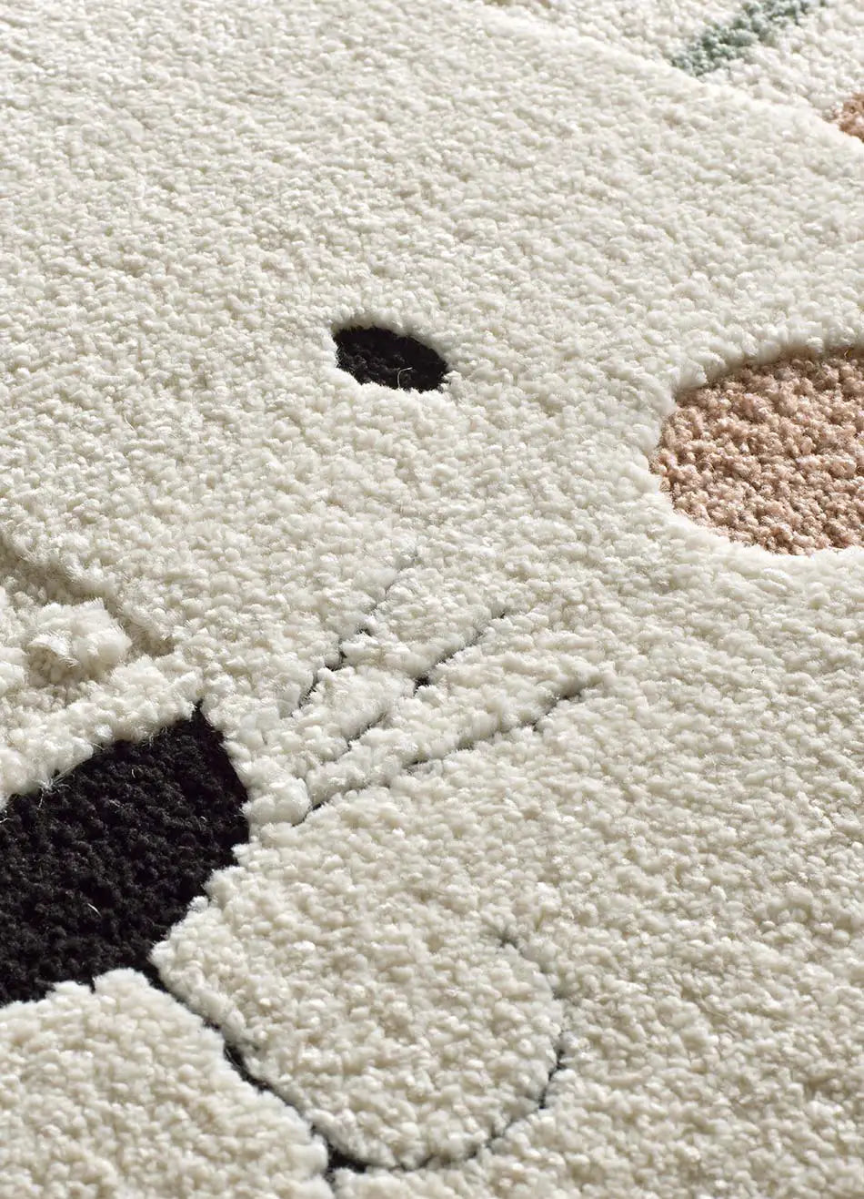 Atticgo Alfombra infantil redonda león Clown 2343 Multicolor macro