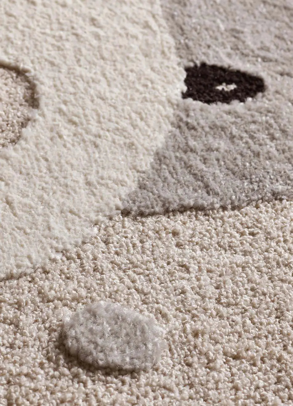 Atticgo Alfombra infantil hipopótamo Clown 2345 Piedra macro