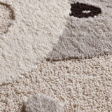 Atticgo Alfombra infantil hipopótamo Clown 2345 Piedra macro