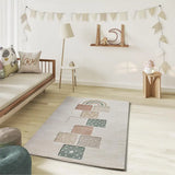 Atticgo Alfombra infantil juego Clown 2365 Multicolor ambiente salón