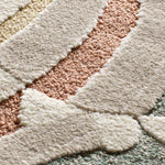 Atticgo Alfombra infantil globo animales Clown 2366 Verde macro