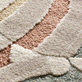 Atticgo Alfombra infantil globo animales Clown 2366 Verde macro