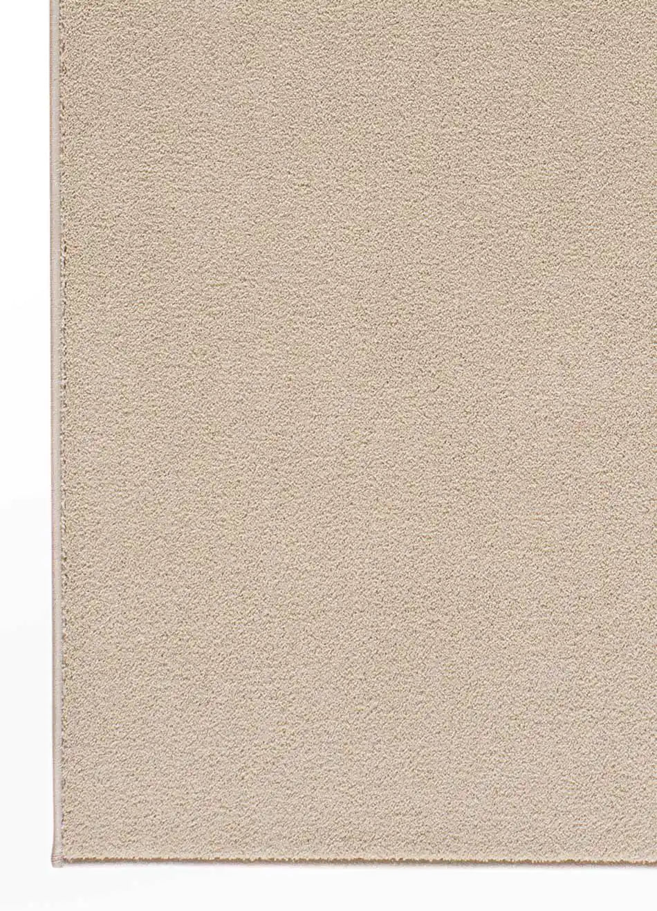 Alfombra a medida Comfy Liso Beige zoom | Atticgo