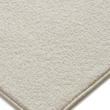 Alfombra a medida Comfy Liso Blanco esquina | Atticgo