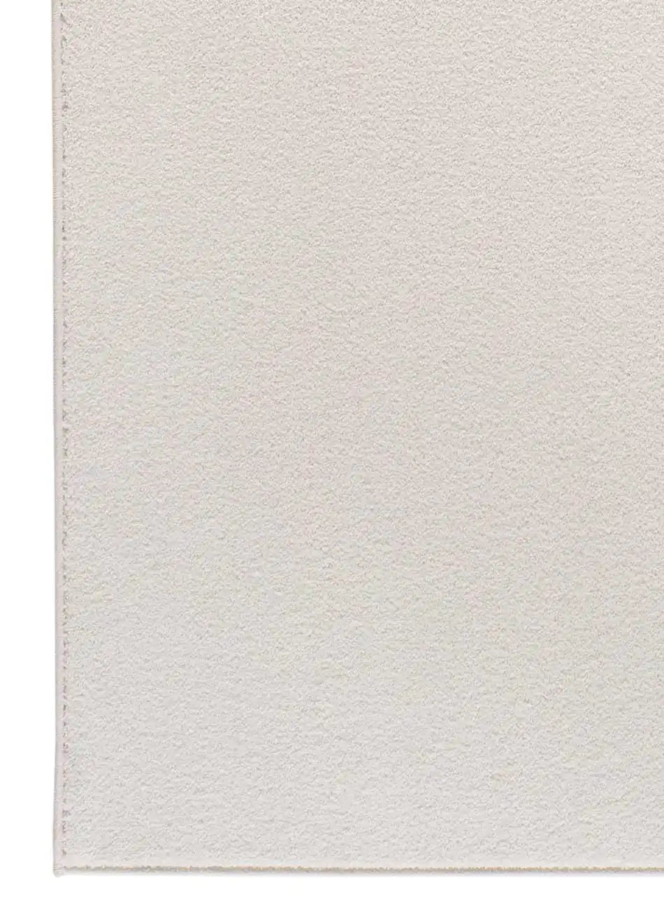 Alfombra a medida Comfy Liso Blanco zoom | Atticgo