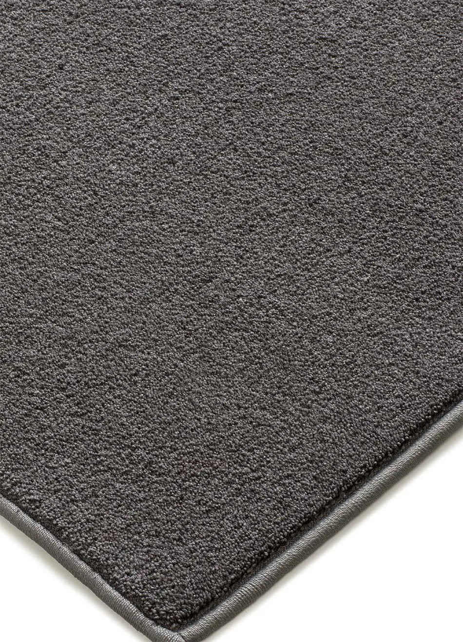 Alfombra a medida Comfy Liso Gris esquina | Atticgo