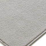 Alfombra a medida Comfy Liso Plata esquina | Atticgo