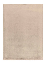 Alfombra lavable lisa beige Coraline | Atticgo