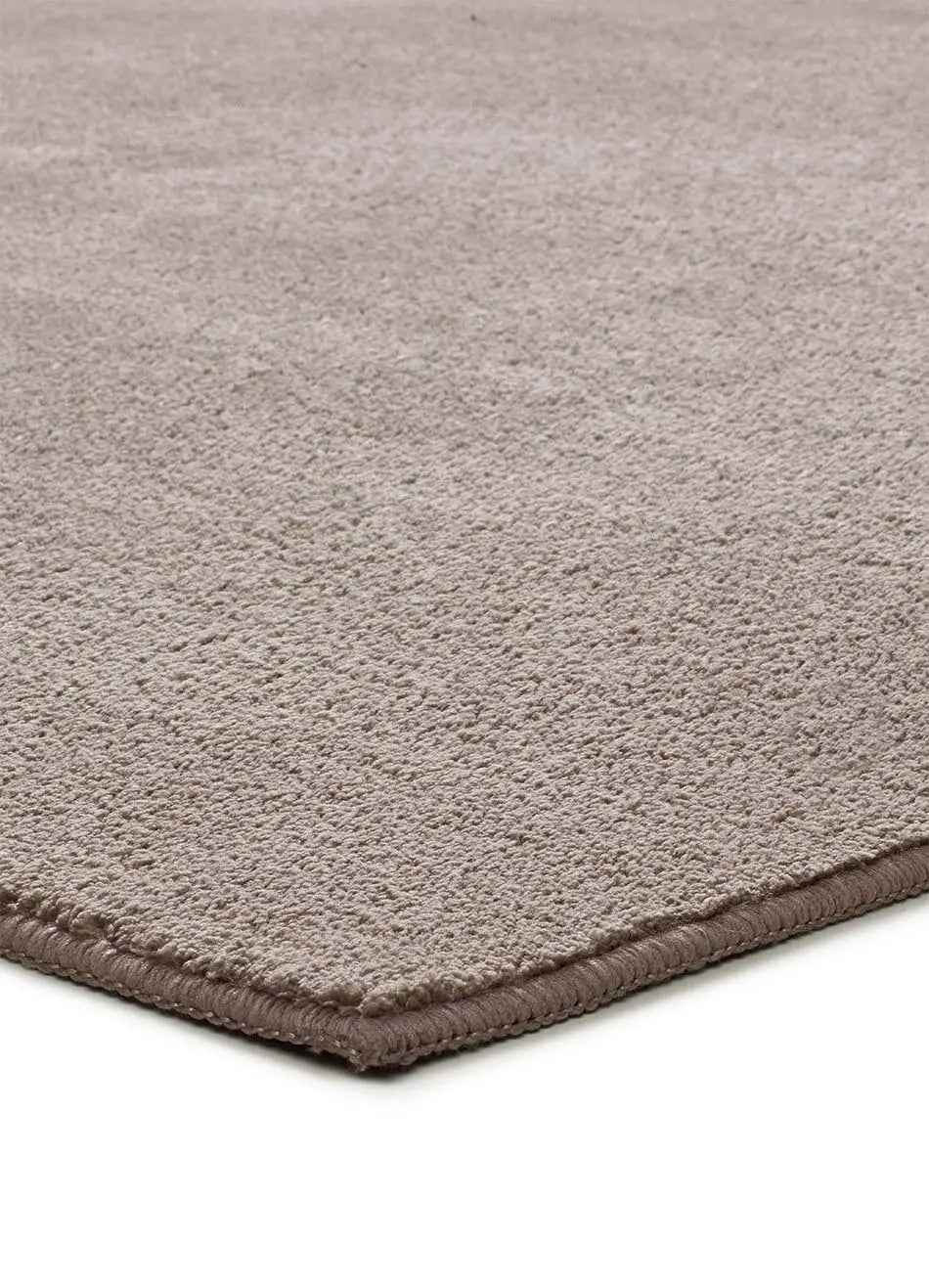 Alfombra lavable de microfibra Coraline Liso Visón Macro