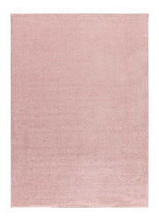 Alfombra lavable de microfibra Coraline Liso Rosa